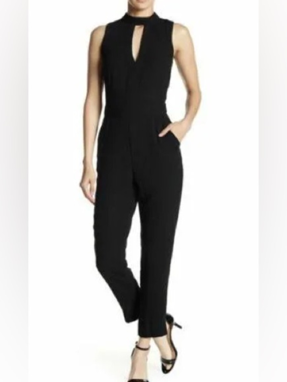 Sleeveless Black Jumpsuit